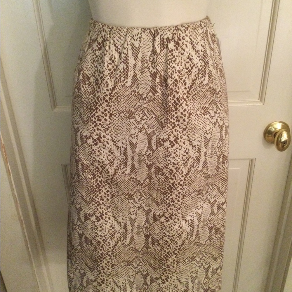 Nwt! Doncaster Python Print Skirt - image 2